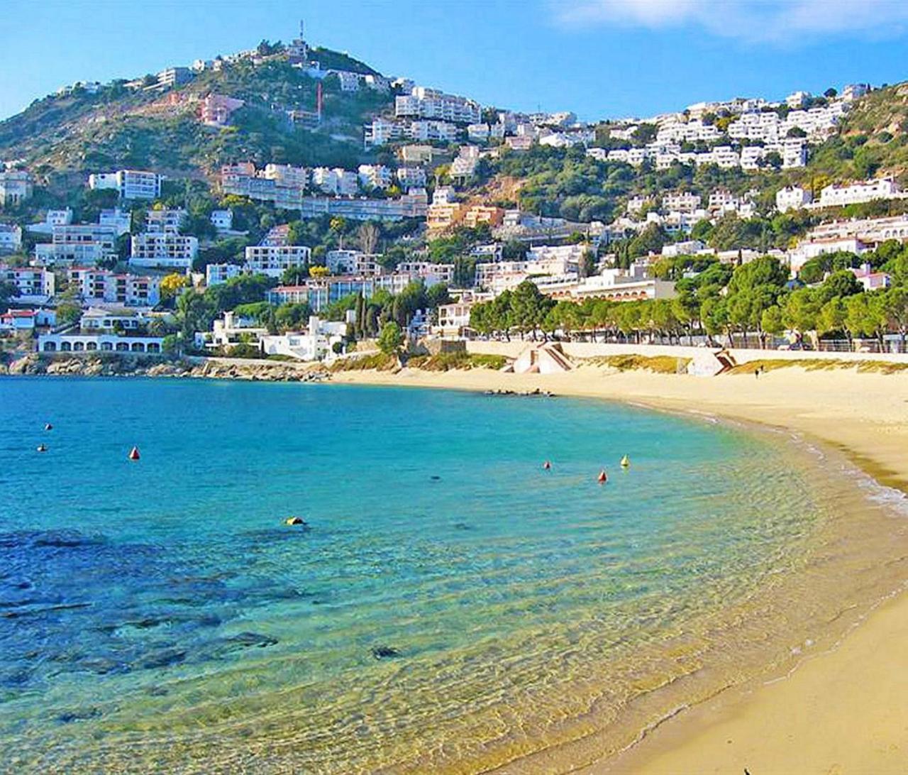 Fantastico Studio, Vista Mare, 5Mn Dalla Spiaggia - Casa Artevida Roses Buitenkant foto